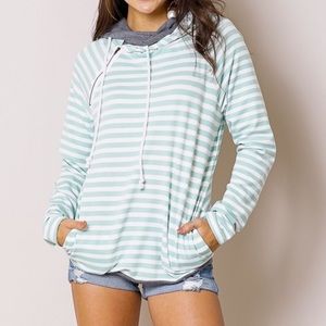 Sage Green Double Hoodie#this is a 2xl